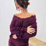 Pull Col Dentelle