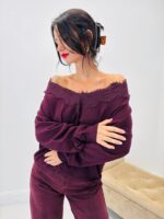 Pull Col Dentelle