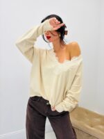 Pull Col Dentelle – Image 4
