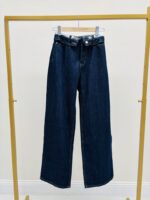 Jean coupe Wide leg Ceinture retournée – Image 2