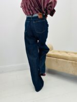 Jean coupe Wide leg Ceinture retournée – Image 5