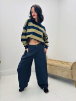 Pantalon Large Rayures – Image 3