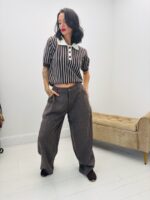 Pantalon Large Rayures – Image 7