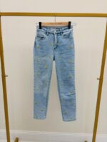 Jeans brodé coupe droite – Image 2