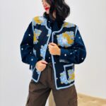 Gilet fleuri
