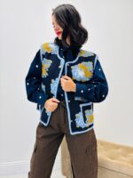 Gilet fleuri