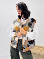 Gilet fleuri – Image 4