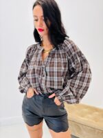 Chemise à carreaux