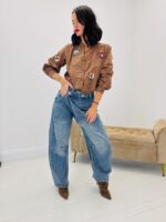 Chemise à Carreaux Brodée – Image 3