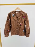 Chemise à Carreaux Brodée – Image 2