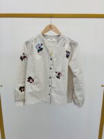 Chemise à Carreaux Brodée – Image 2
