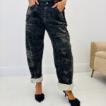 Jean camo coupe ballon