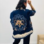 Veste matelassée fleurie