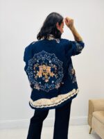 Veste matelassée fleurie