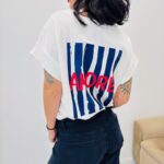 T-shirt à motif Amore