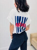T-shirt à motif Amore