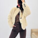 Veste en Fausse Fourrure