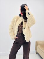 Veste en fausse fourrure