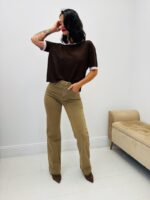 T-shirt basique col contrasté – Image 5