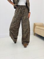Pantalon Imprimé Léopard