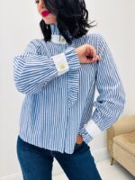 Chemise Col Victorien Rayures – Image 7