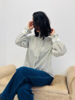 Chemise Col Victorien Rayures – Image 9