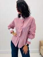 Chemise Col Victorien Rayures