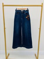 Jean brodé wide leg – Image 2