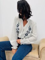 Chemise Brodée Rayures – Image 6