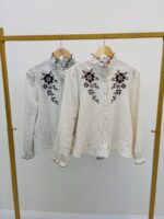 Chemise brodée rayures – Image 2