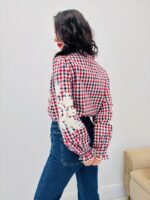 Chemise à Carreaux Brodée – Image 5