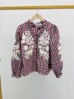 Chemise à Carreaux Brodée – Image 2