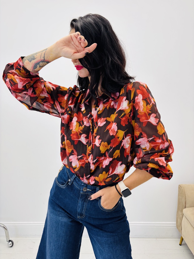 IMG_3089 Chemise imprimée fleurie – Image 1