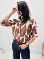 Chemise imprimée feuilles – Image 4