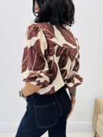 Chemise imprimée feuilles – Image 5