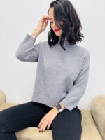 Pull Lurex Col Montant – Image 11