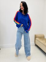 Pull Capuche avec les bandes – Image 8
