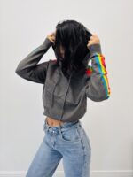 Pull Capuche avec les bandes – Image 13