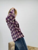 Chemise à carreaux détails brodés – Image 6
