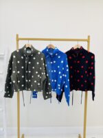 Gilet motif gros pois – Image 2