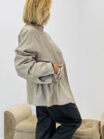 Veste Simili Cuir Col Entonnoir – Image 4