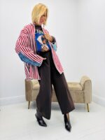Veste rayée détail imprimé bandana - Marque CORNER – Image 3
