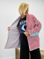 Veste rayée détail imprimé bandana - Marque CORNER – Image 6