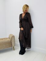 Robe imprimée doublée fluide – Image 3