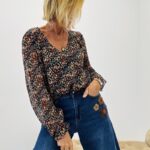 Blouse imprimée fluide