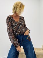 Blouse imprimée fluide