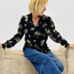 Blouse imprimée fluide