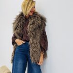 Gilet fausse fourrure