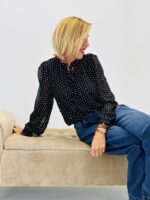Blouse Motif Pois Fluide – Image 6