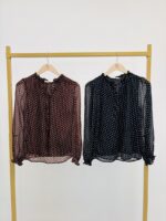 Blouse Motif Pois Fluide – Image 2